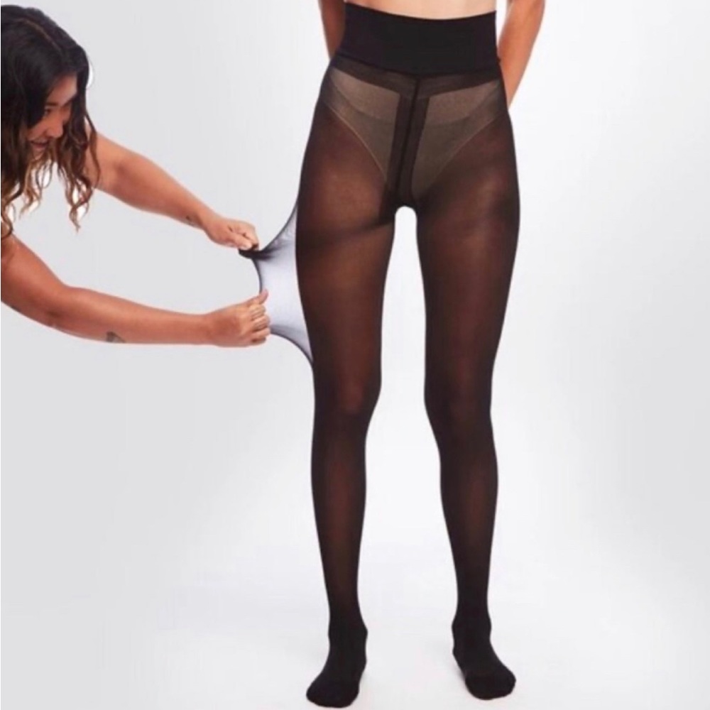NWT Luxury Semi-Sheer Rip-Resist Tights